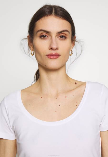 3\'lü basic tişört beyaz/lacivert/açık gri melanj Anna Field F202271 kadınlar