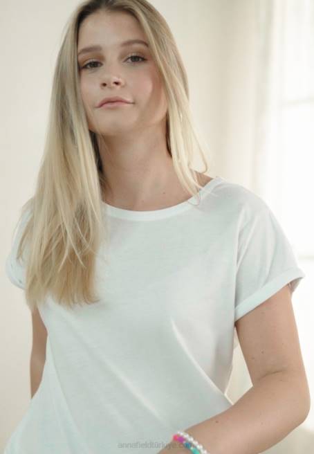 3\'lü basic tişört koyu kırmızı/beyaz/siyah Anna Field F202352 kadınlar