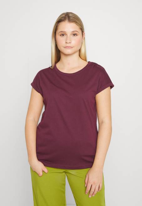 3\'lü basic tişört koyu kırmızı/beyaz/siyah Anna Field F202352 kadınlar