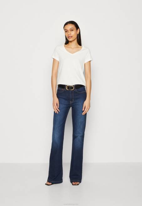 3'lü basic tişört koyu sarı/mor/beyaz Anna Field F202255 kadınlar