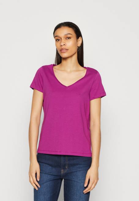 3\'lü basic tişört koyu sarı/mor/beyaz Anna Field F202255 kadınlar