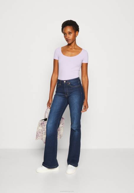 3'lü basic tişört mor/beyaz/açık gri benekli Anna Field F202264 kadınlar