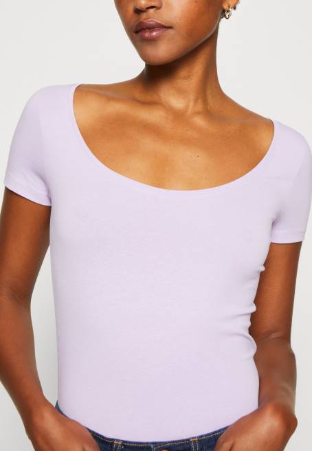 3\'lü basic tişört mor/beyaz/açık gri benekli Anna Field F202264 kadınlar