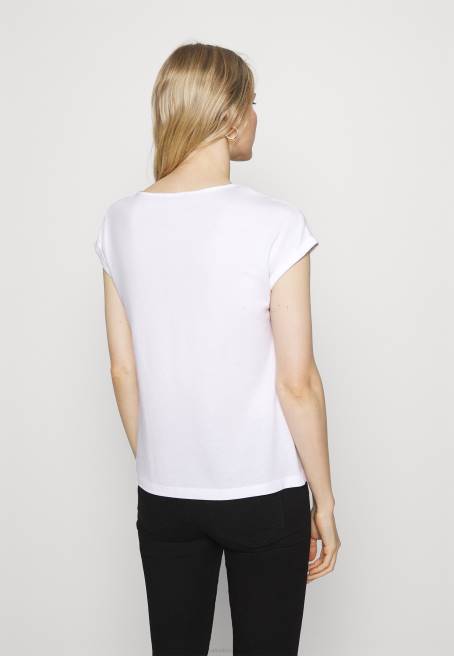 3\'lü basic tişört siyah/beyaz/koyu kırmızı Anna Field F202259 kadınlar