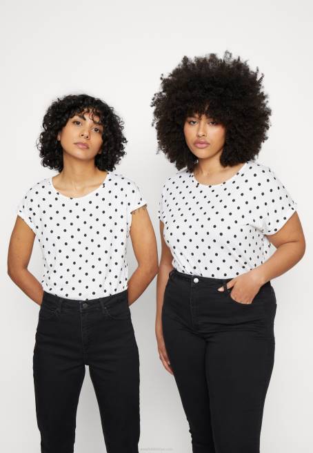 3\'lü baskılı tişört açık mavi/beyaz/siyah Anna Field F202263 kadınlar