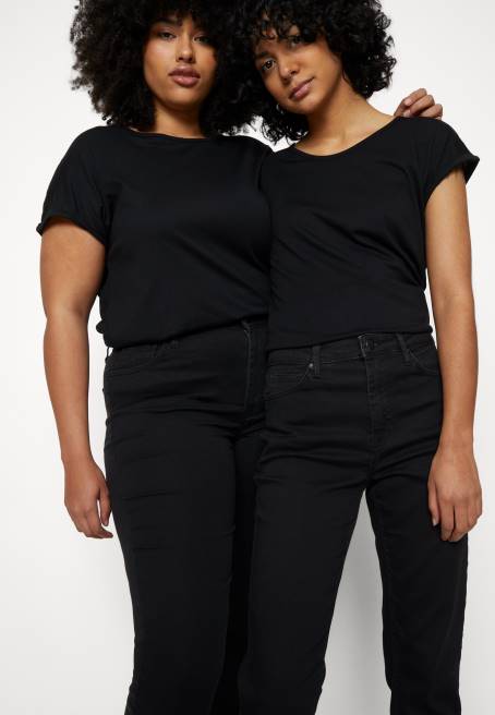 3\'lü baskılı tişört açık mavi/beyaz/siyah Anna Field F202263 kadınlar