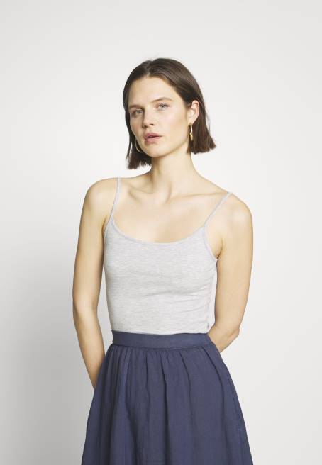 3er paket üst beyaz/lacivert/açık gri Anna Field F202484 kadınlar