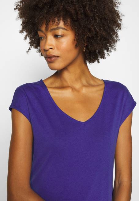 basic t-shirt akasma mavisi Anna Field F202348 kadınlar