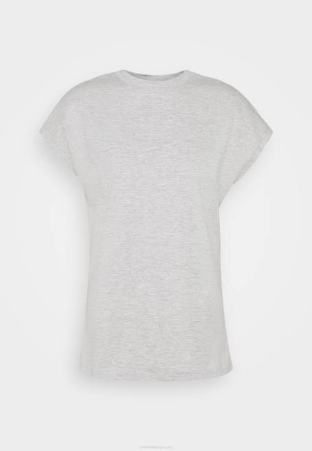 basic t-shirt alacalı açık gri Anna Field F202257 kadınlar