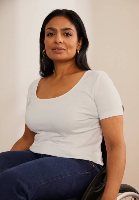 basic t-shirt beyaz Anna Field F202350 kadınlar