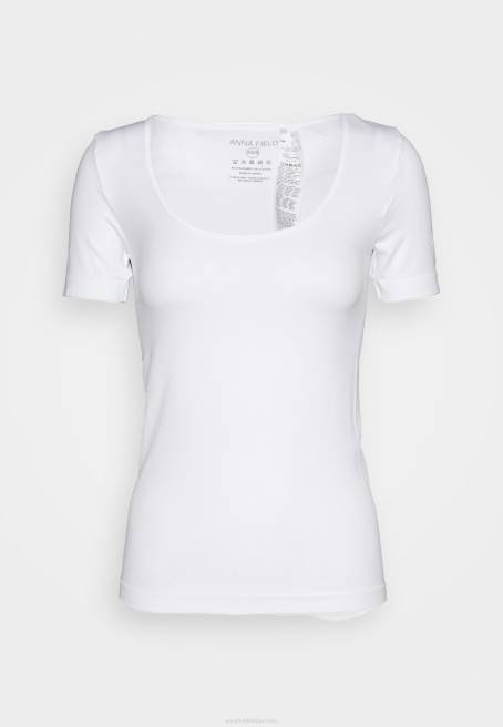 basic t-shirt beyaz Anna Field F202350 kadınlar