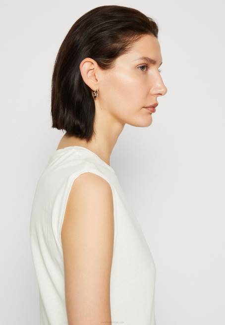 basic t-shirt kirli beyaz Anna Field F202343 kadınlar