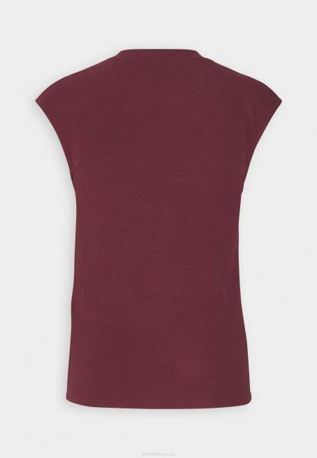 basic t-shirt koyu kırmızı Anna Field F202310 kadınlar