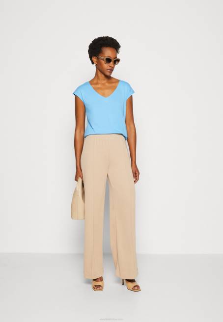 basic t-shirt mavi Anna Field F202276 kadınlar