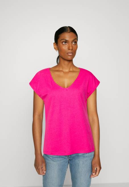 basic t-shirt pembe Anna Field F202378 kadınlar