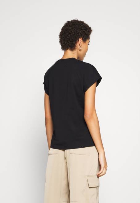 basic t-shirt siyah Anna Field F202244 kadınlar