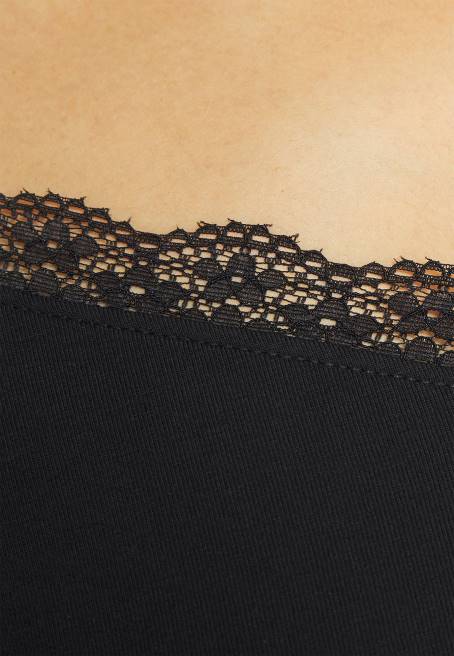 basic t-shirt siyah Anna Field F202288 kadınlar