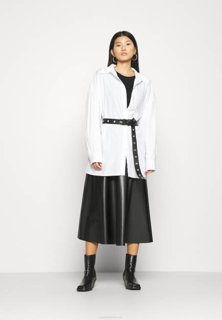 basic t-shirt siyah Anna Field F202314 kadınlar