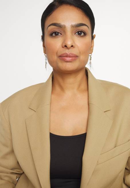 basic t-shirt siyah Anna Field F202374 kadınlar