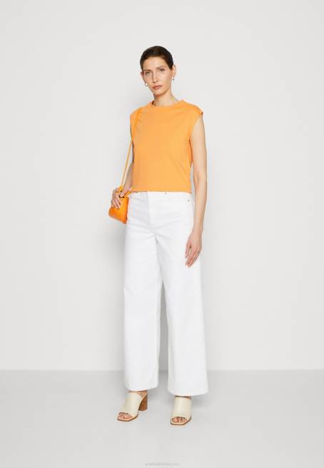 basic t-shirt turuncu Anna Field F202365 kadınlar