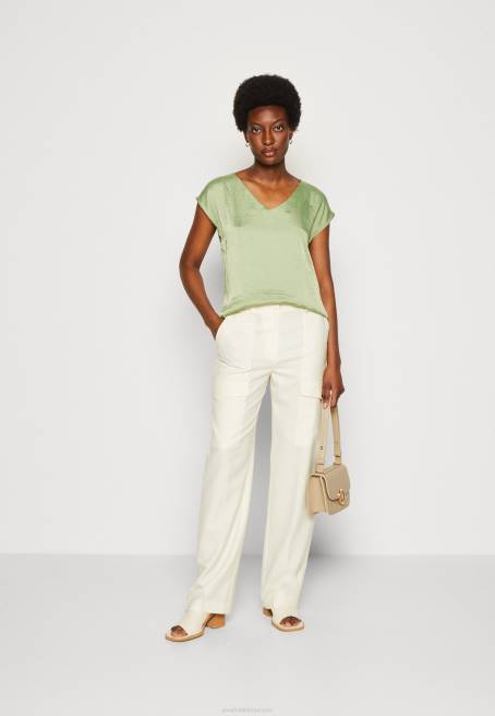 basic t-shirt zeytin Anna Field F202315 kadınlar