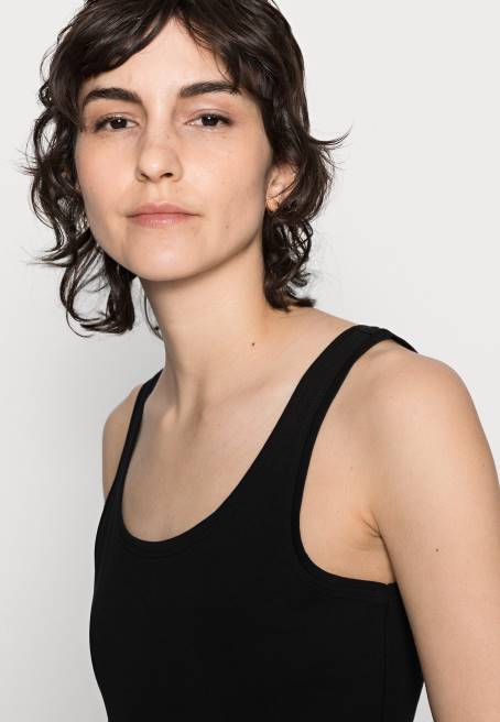 basic tank 3er paket üstü siyah/beyaz/haki Anna Field F202397 kadınlar