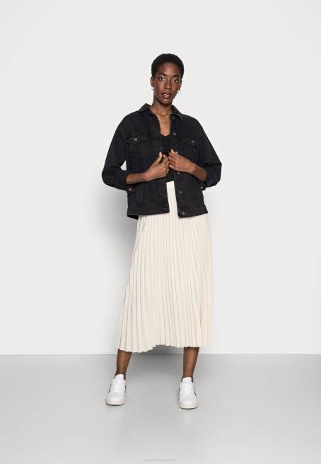 basic uzun kollu üst siyah Anna Field F202594 kadınlar