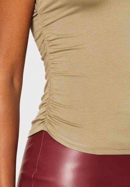 baskılı t-shirt bej Anna Field F202309 kadınlar
