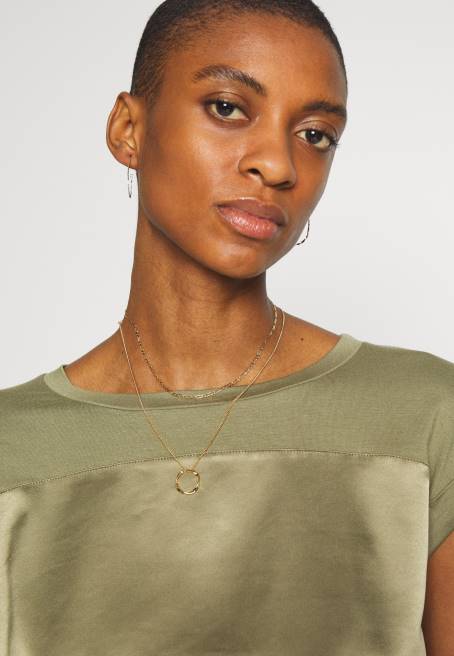 baskılı t-shirt martini zeytin Anna Field F202256 kadınlar