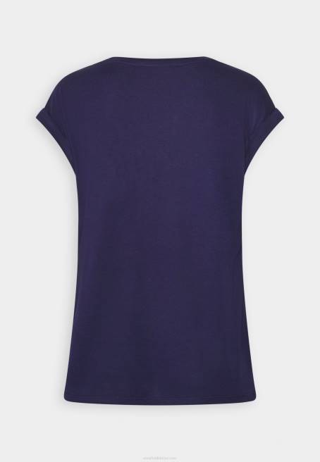 baskılı tişört koyu mavi Anna Field F202253 kadınlar