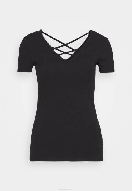 baskı t-shirt siyah Anna Field F202249 kadınlar