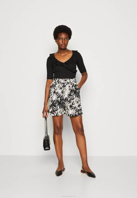 baskı t-shirt siyah Anna Field F202268 kadınlar