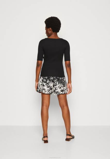 baskı t-shirt siyah Anna Field F202268 kadınlar