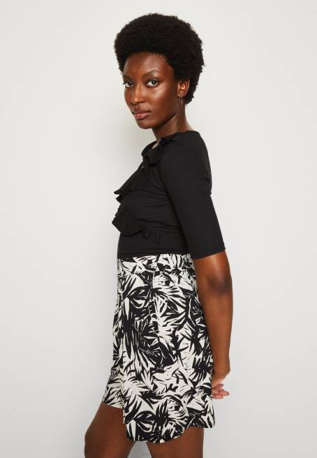 baskı t-shirt siyah Anna Field F202268 kadınlar