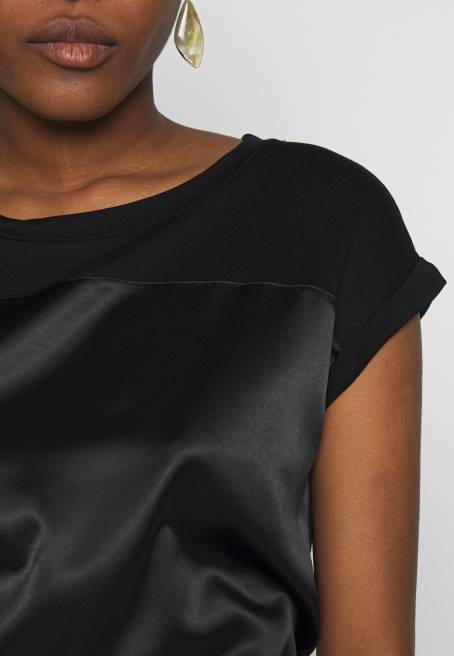 baskı t-shirt siyah Anna Field F202274 kadınlar