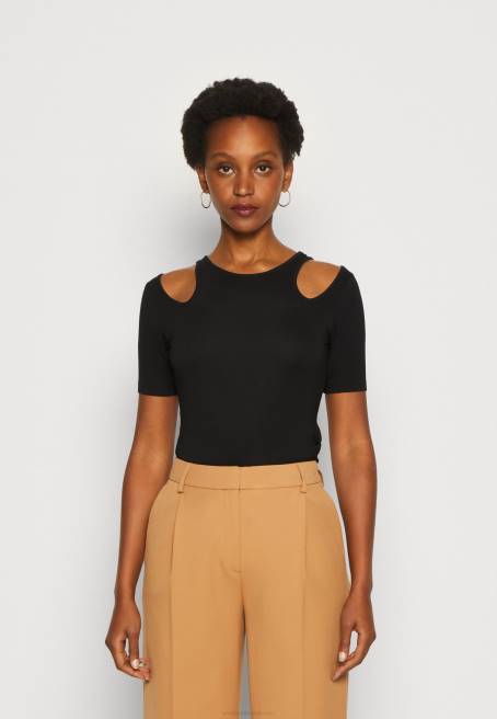 baskı t-shirt siyah Anna Field F202307 kadınlar