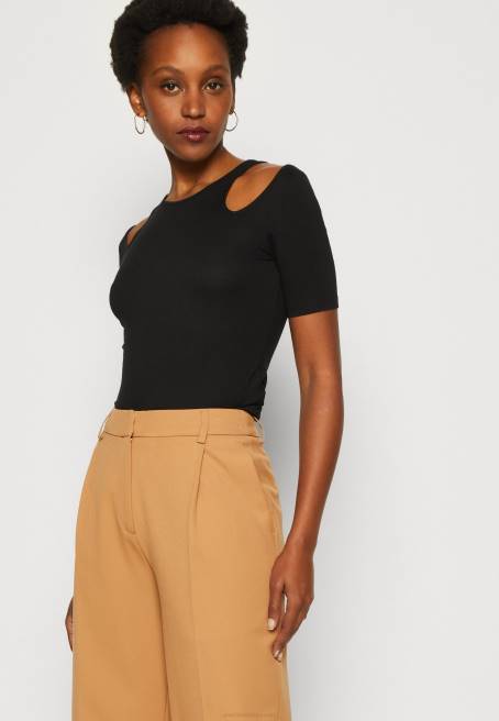 baskı t-shirt siyah Anna Field F202307 kadınlar