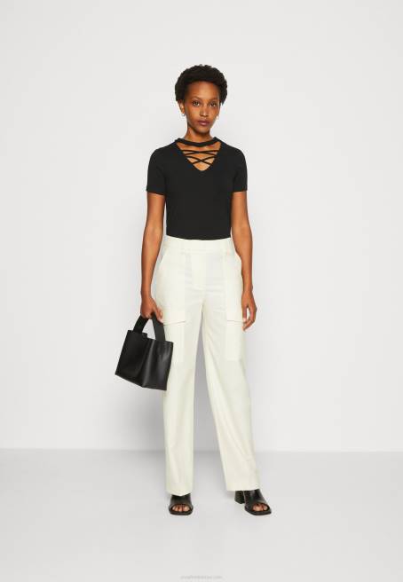 baskı t-shirt siyah Anna Field F202325 kadınlar