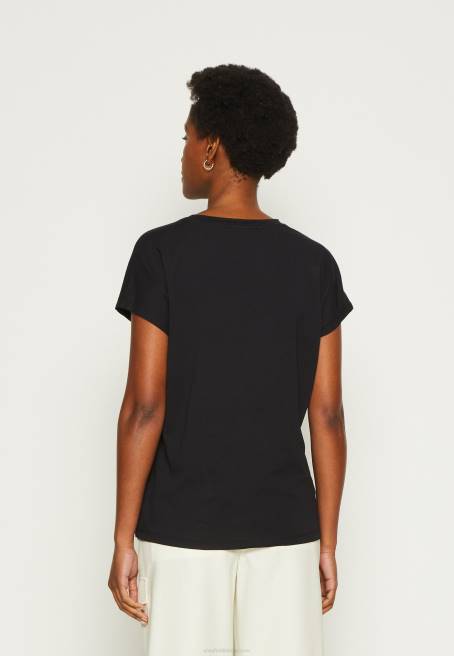 baskı t-shirt siyah Anna Field F202331 kadınlar