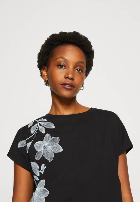 baskı t-shirt siyah Anna Field F202331 kadınlar
