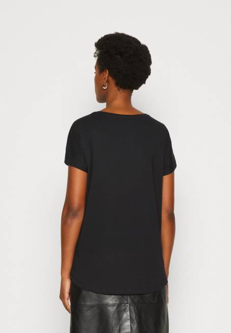 baskı t-shirt siyah Anna Field F202332 kadınlar