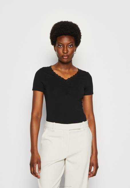 baskı t-shirt siyah Anna Field F202353 kadınlar