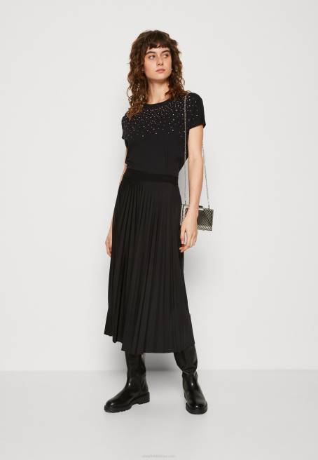 baskı t-shirt siyah Anna Field F202358 kadınlar