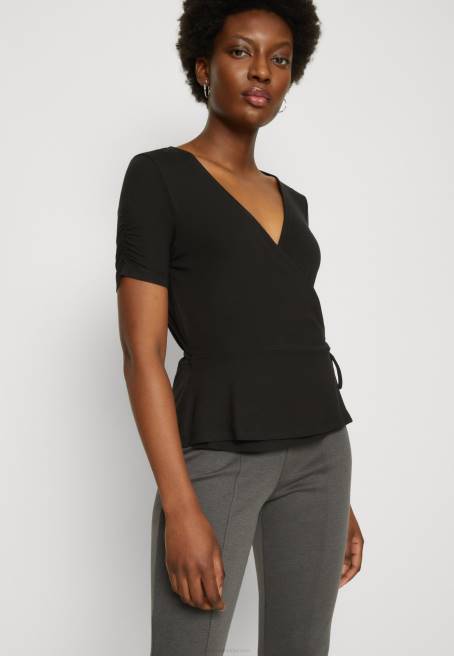 baskı t-shirt siyah Anna Field F202361 kadınlar