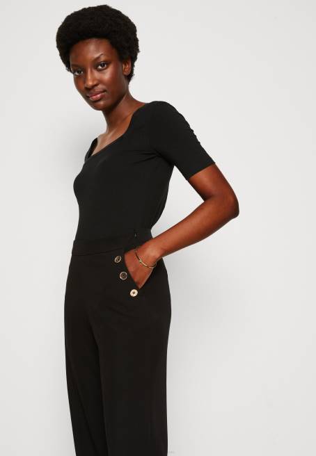 baskı t-shirt siyah Anna Field F202375 kadınlar