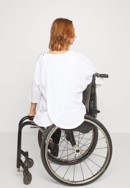 beyaz t-shirt yazdır Anna Field F202371 kadınlar