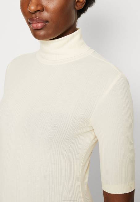 kırık beyaz baskılı tişört Anna Field F202270 kadınlar