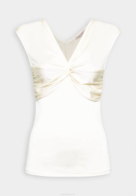 kırık beyaz baskılı tişört Anna Field F202311 kadınlar