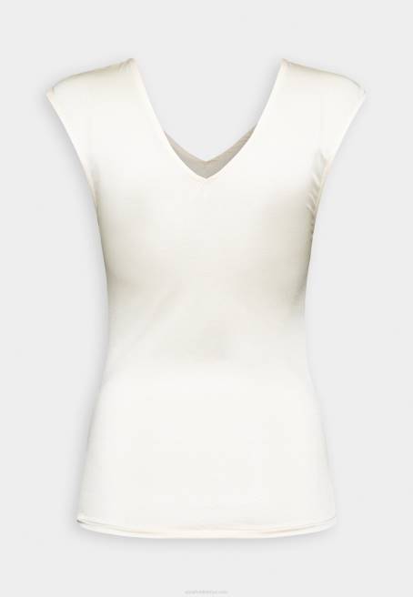 kırık beyaz baskılı tişört Anna Field F202311 kadınlar