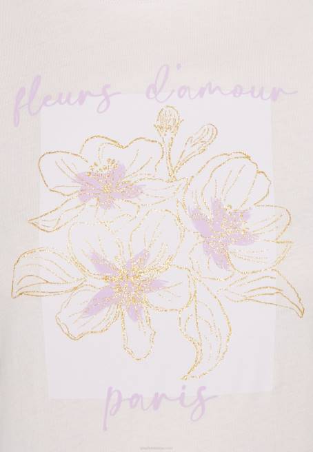 leylak baskılı tişört Anna Field F202345 kadınlar